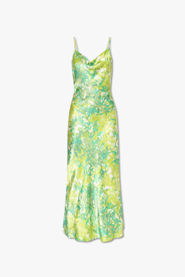 Green ‘FuriaGZ’ satin slip dress Gestuz Vitkac GB